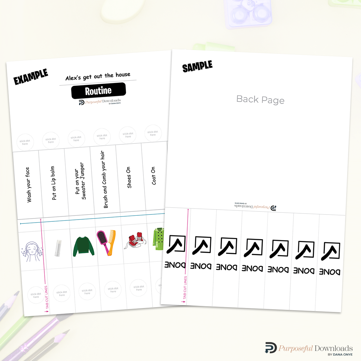 Football / Soccer theme Routine Flipchart for ALL  [EDITABLE]