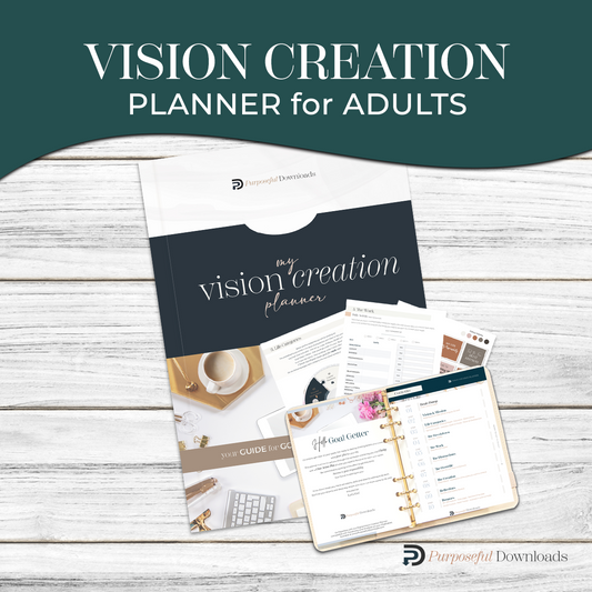 Vision Creation Planner Print Download