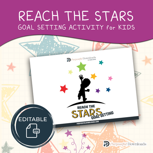 Reach the Stars Goal Activity Kit [EDITABLE]